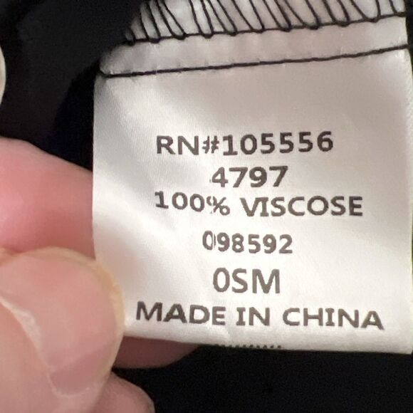 Time For Me Blazer Black Floral Embroidered Open Front Boho S Whinsigoth Aztec - Picture 6 of 11